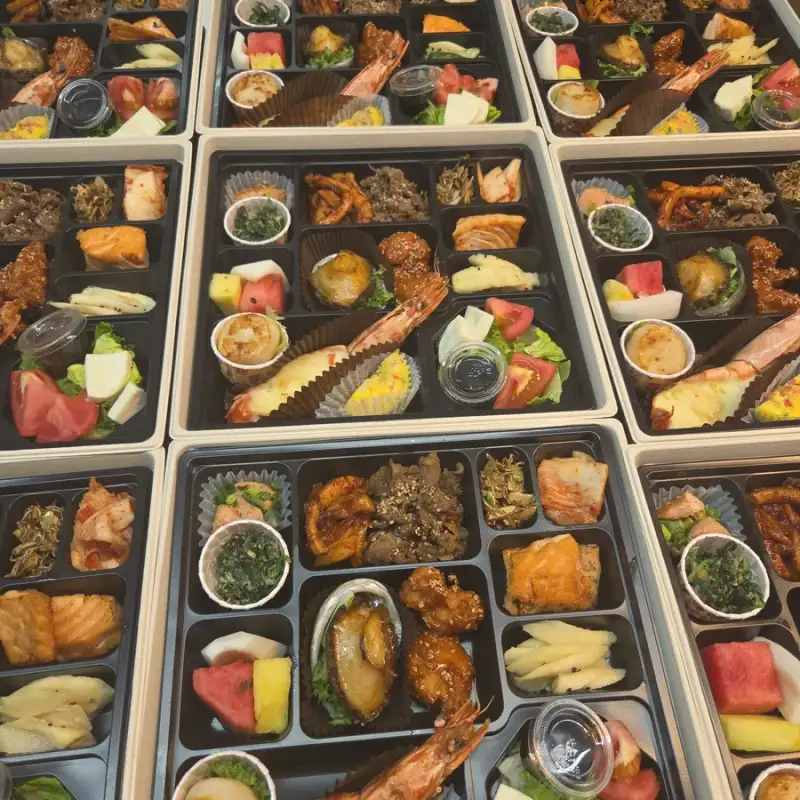 광진구 도시락 업체 모임용 프리미엄 도시락 구성